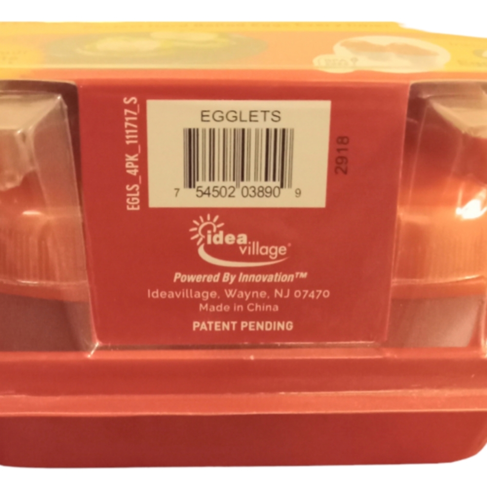 Egglettes 4pc Silicone set As Seen On Tv